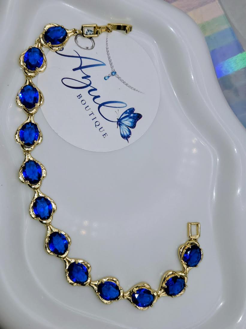 Deep blue bracelet