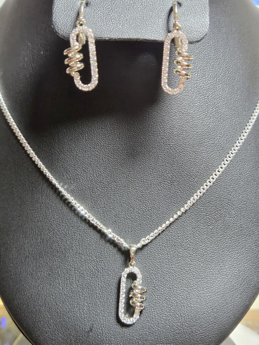 Spiral silver set