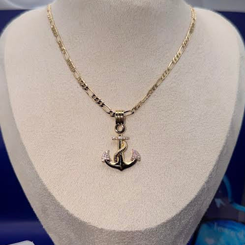 Mariner's Anchor pendant necklace