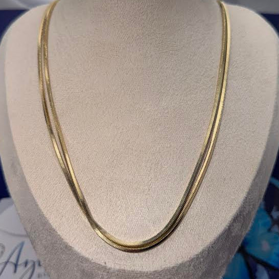 Double Herringbone Necklaces