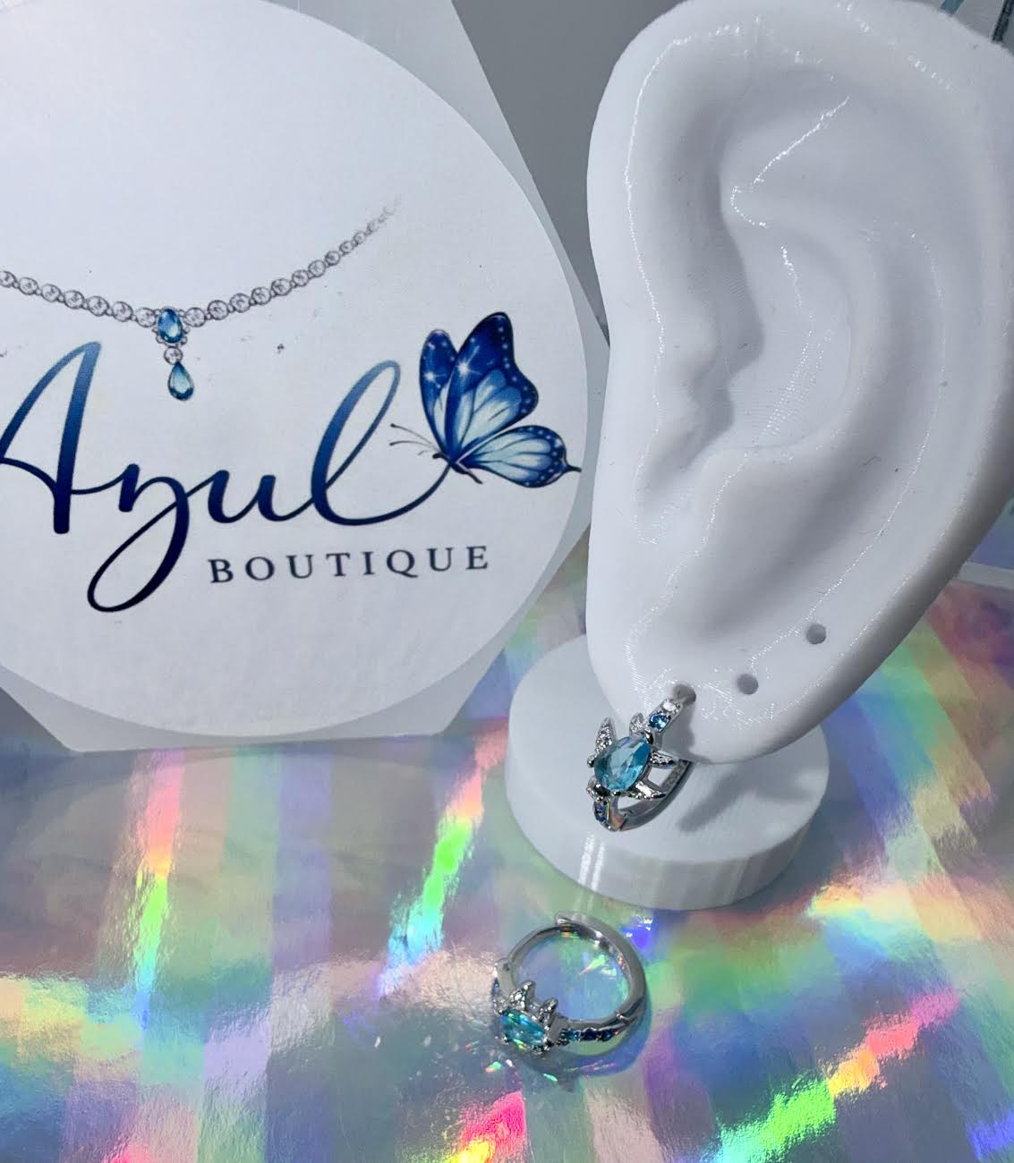 urquoise sea turtle hoops earrings