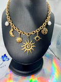 Multi charms necklace