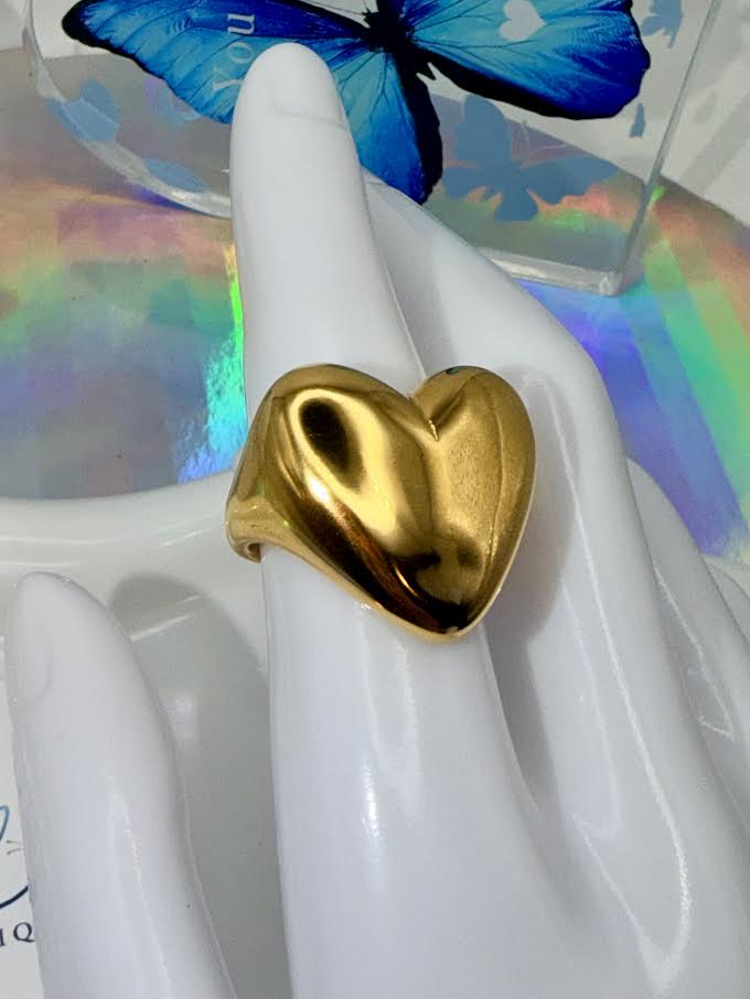 Big golden heart