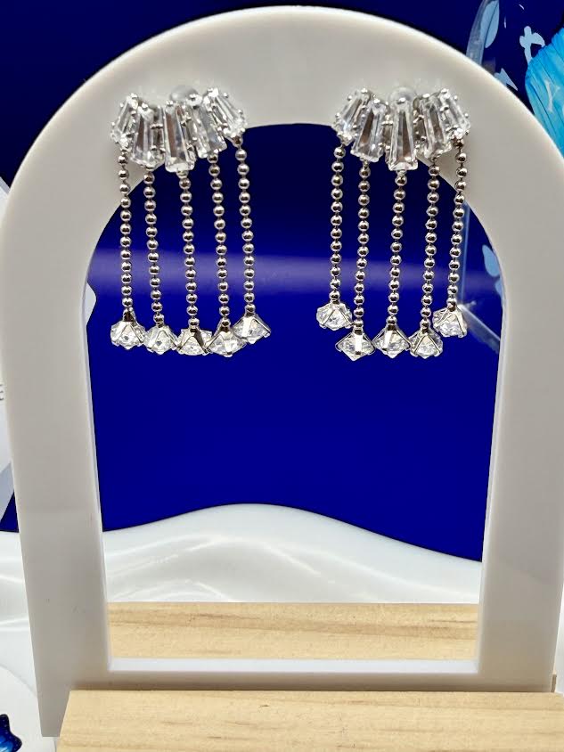 Silver Dangly Earrings
