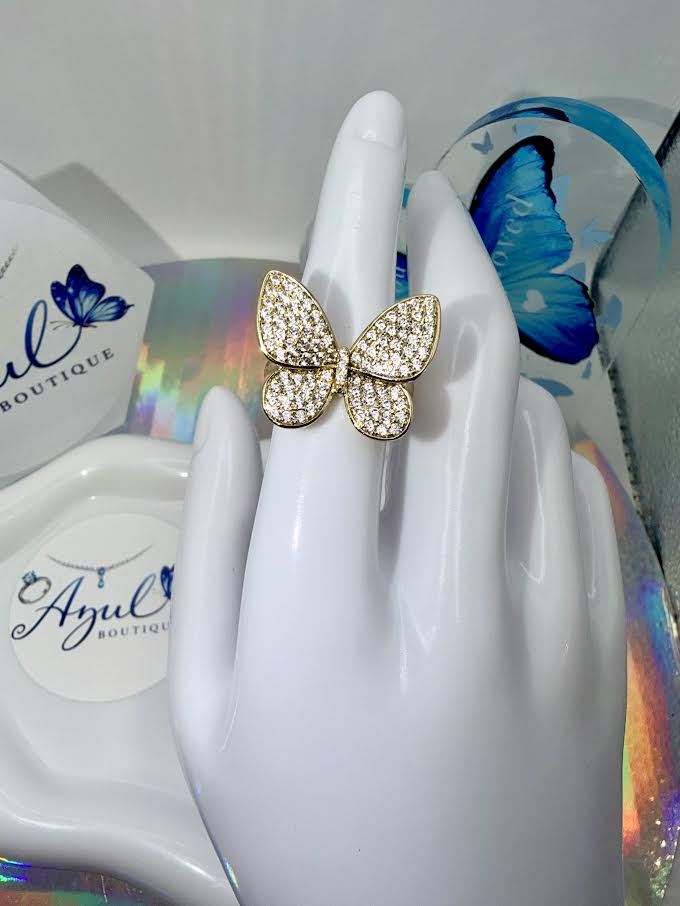 Bright Butterfly Ring