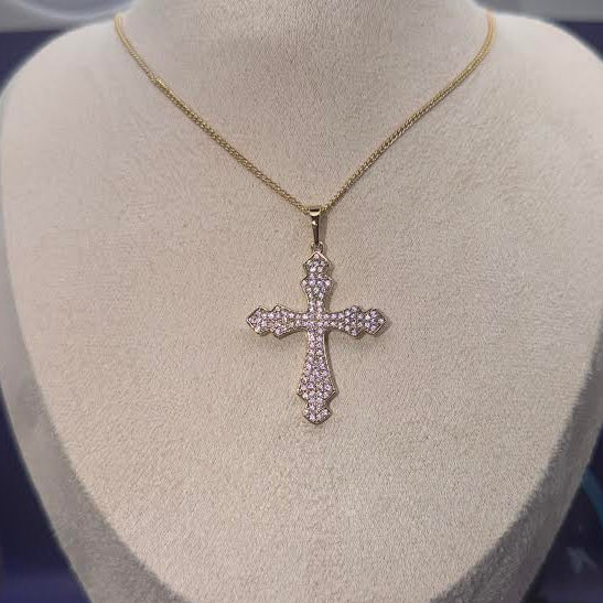 Iced Cross Necklace
