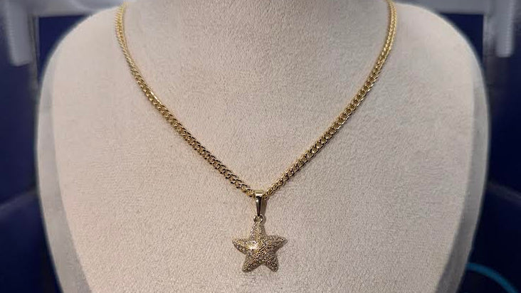 Iced Gold starfish