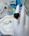 Black stone Heart