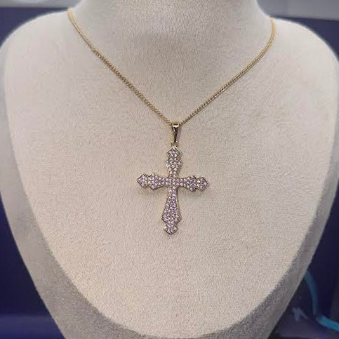 Iced Cross Necklace