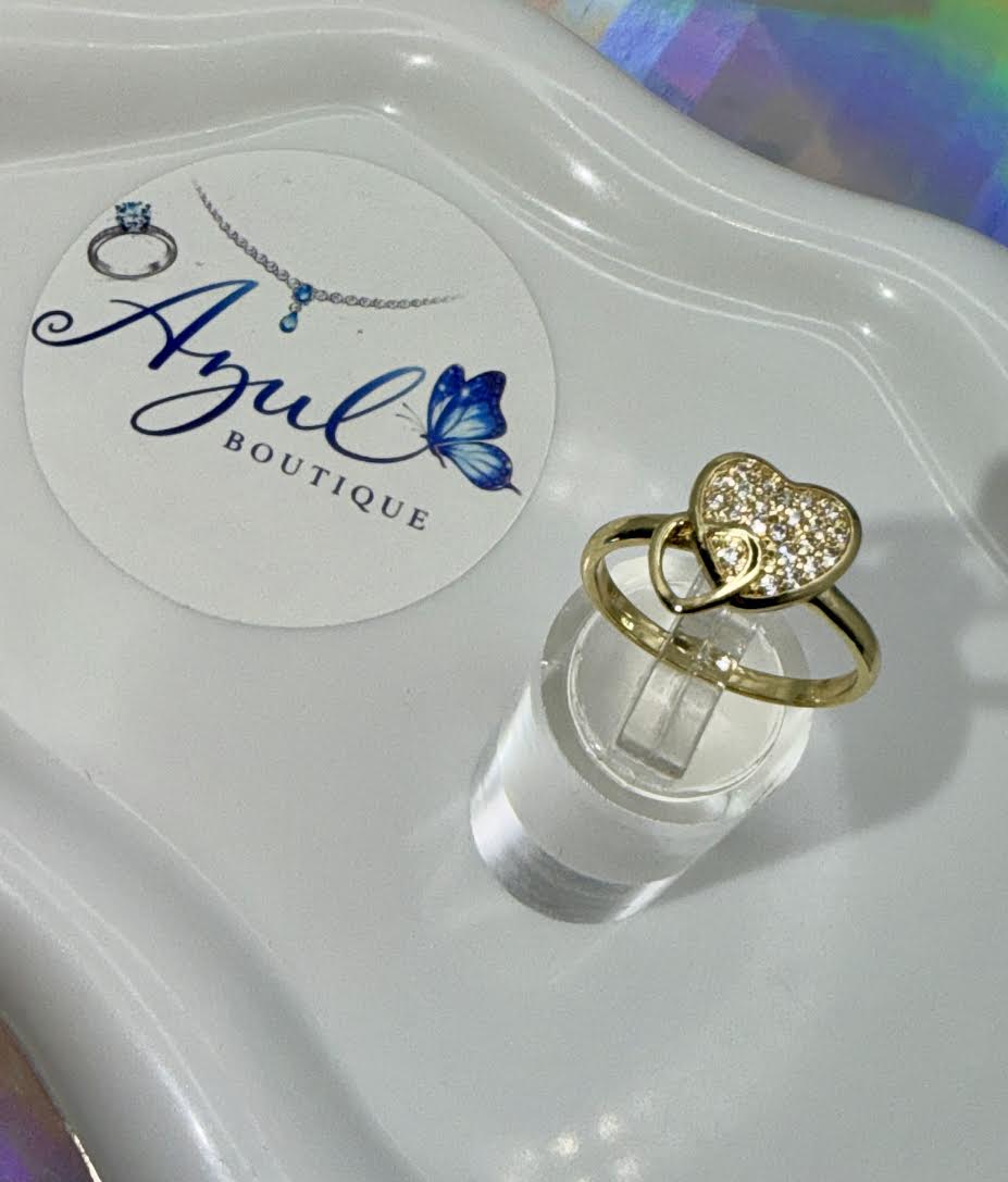 Double Heart Ring