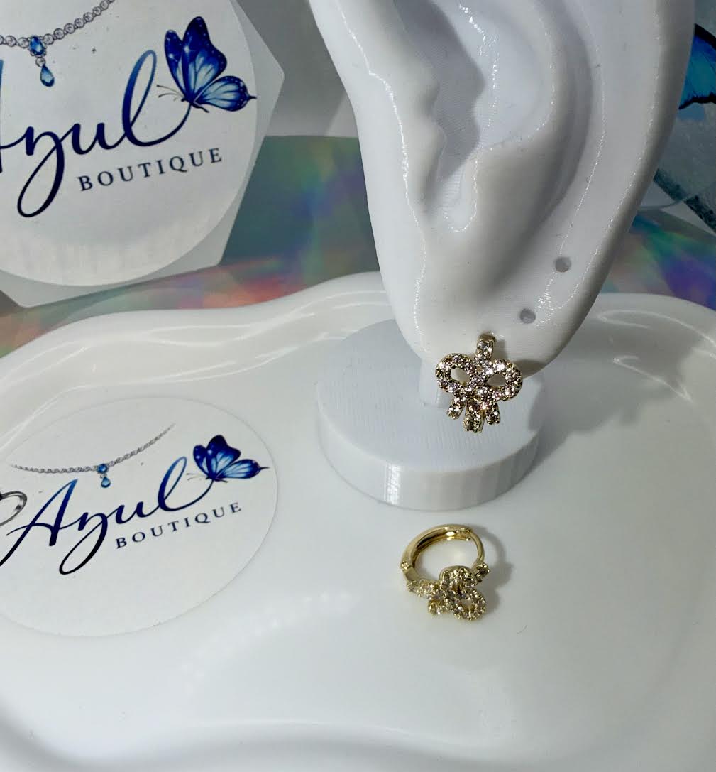 Bow earrings