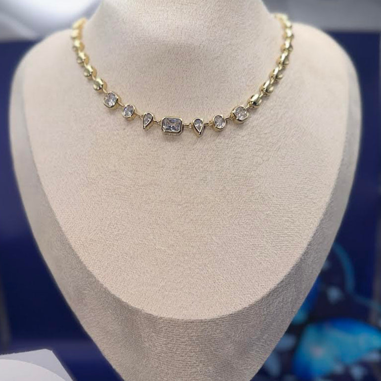 Iced out Gold Necklace