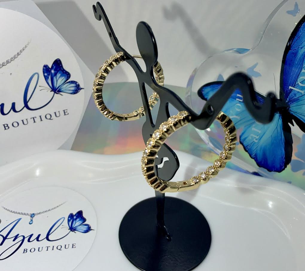 In & Out Hoops Earrings