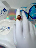 Red Teardrop Ring
