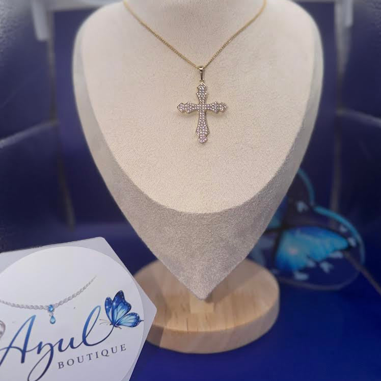 Iced Cross Necklace