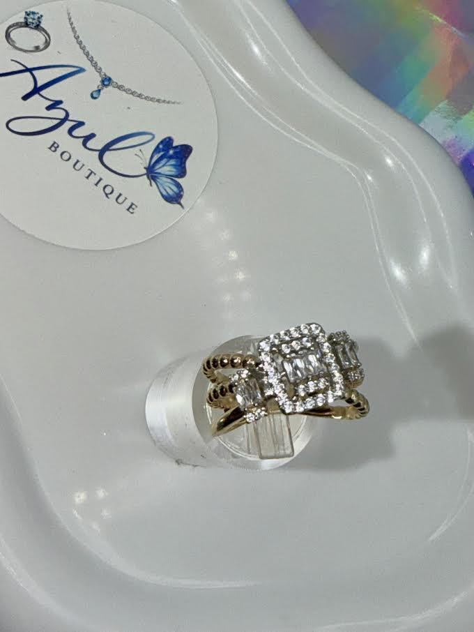Asymmetric two-tone ring
