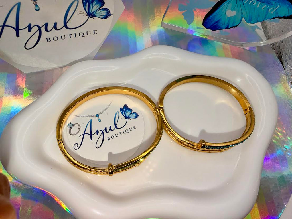 Colorful Nail Bangle Bracelet
