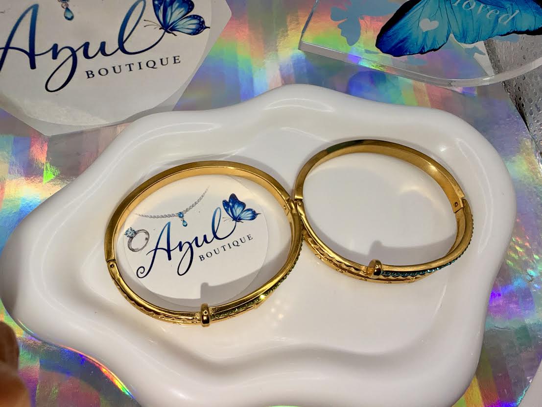 Colorful Nail Bangle Bracelet