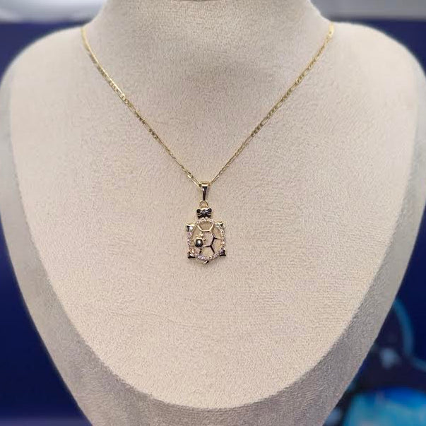 Gold turtle chain