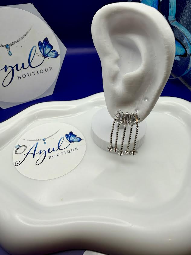 Silver Dangly Earrings