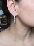 Pyramid Hoops Earrings
