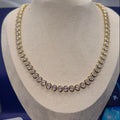 Stone gold iced chain