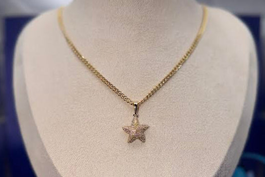 Iced Gold starfish