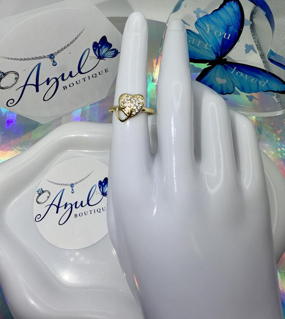 Double Heart Ring