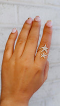Gold Wrap Around Star Ring