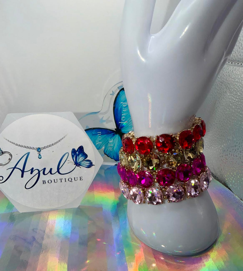 Elastic bracelets different colors
