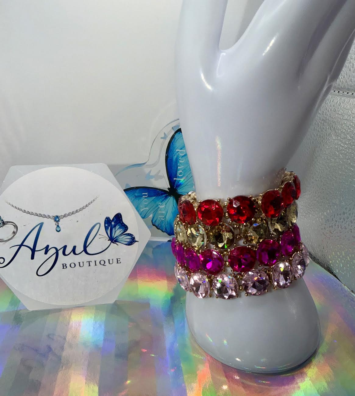 Elastic bracelets different colors