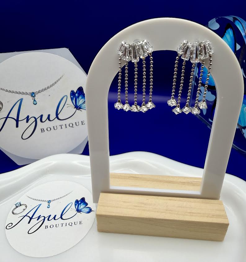 Silver Dangly Earrings