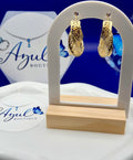 Gold Chunky Hoops Earrings
