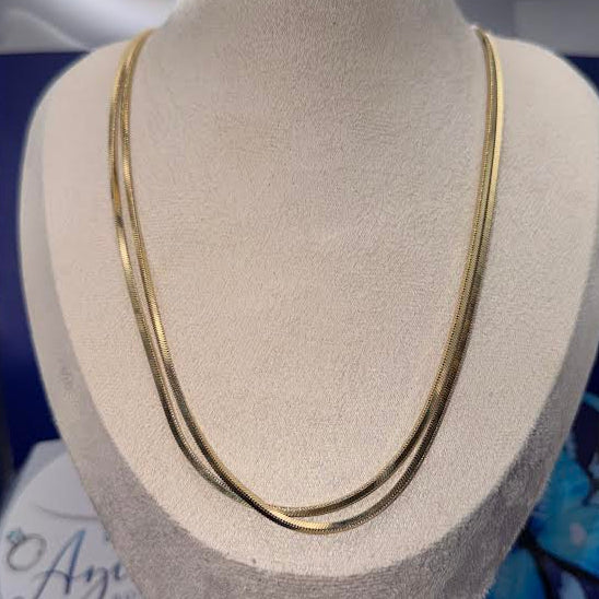 Double Herringbone Necklaces