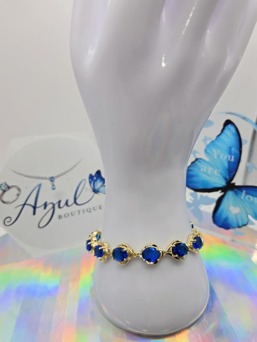 Deep blue bracelet