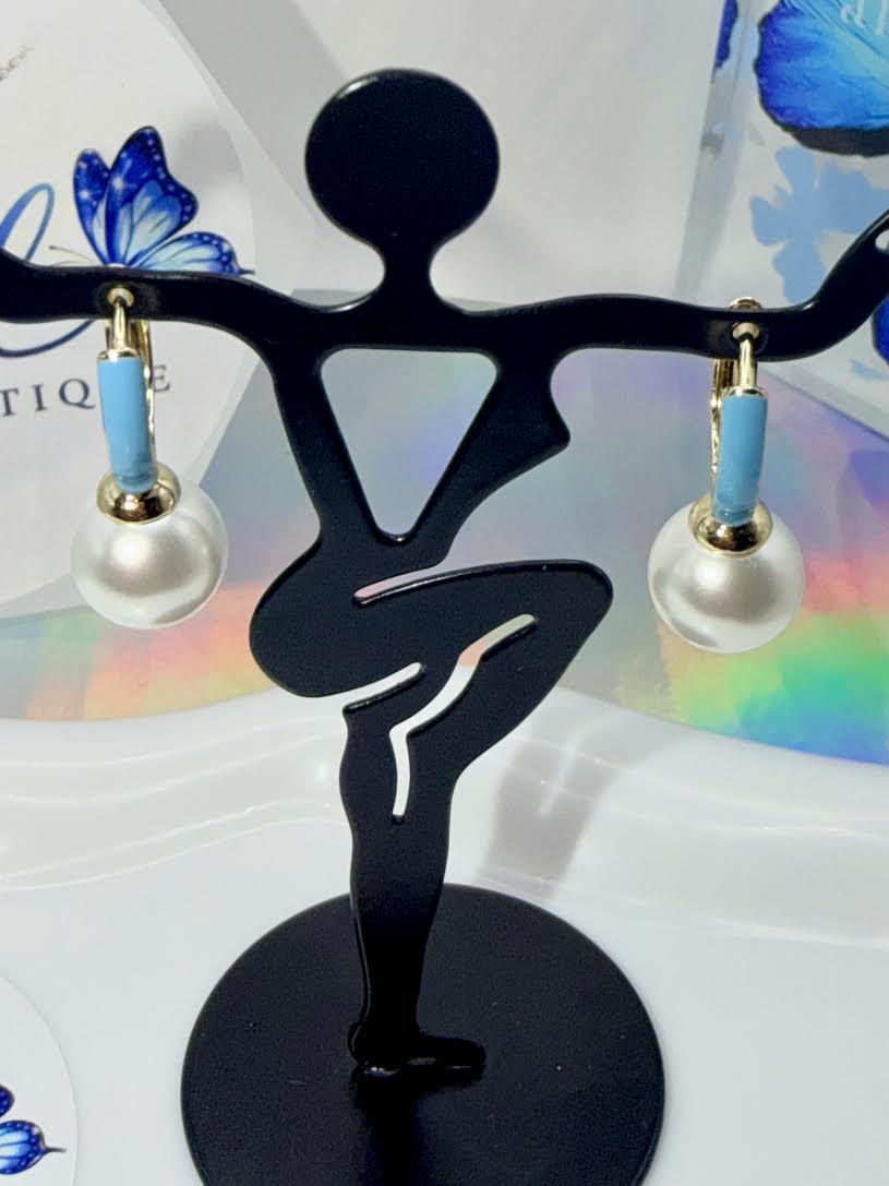 Pearl Turquoise Earrings