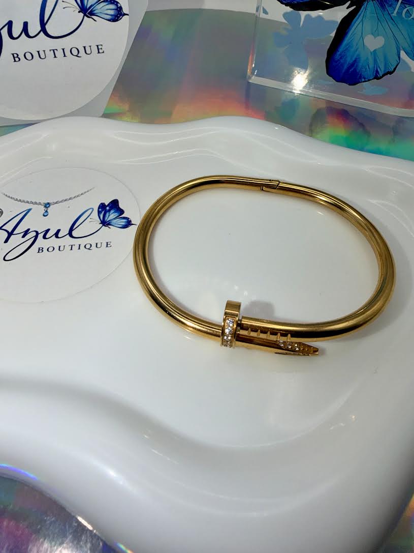 Colorful Nail Bangle Bracelet