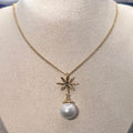 Snowflake ball Gold Chain