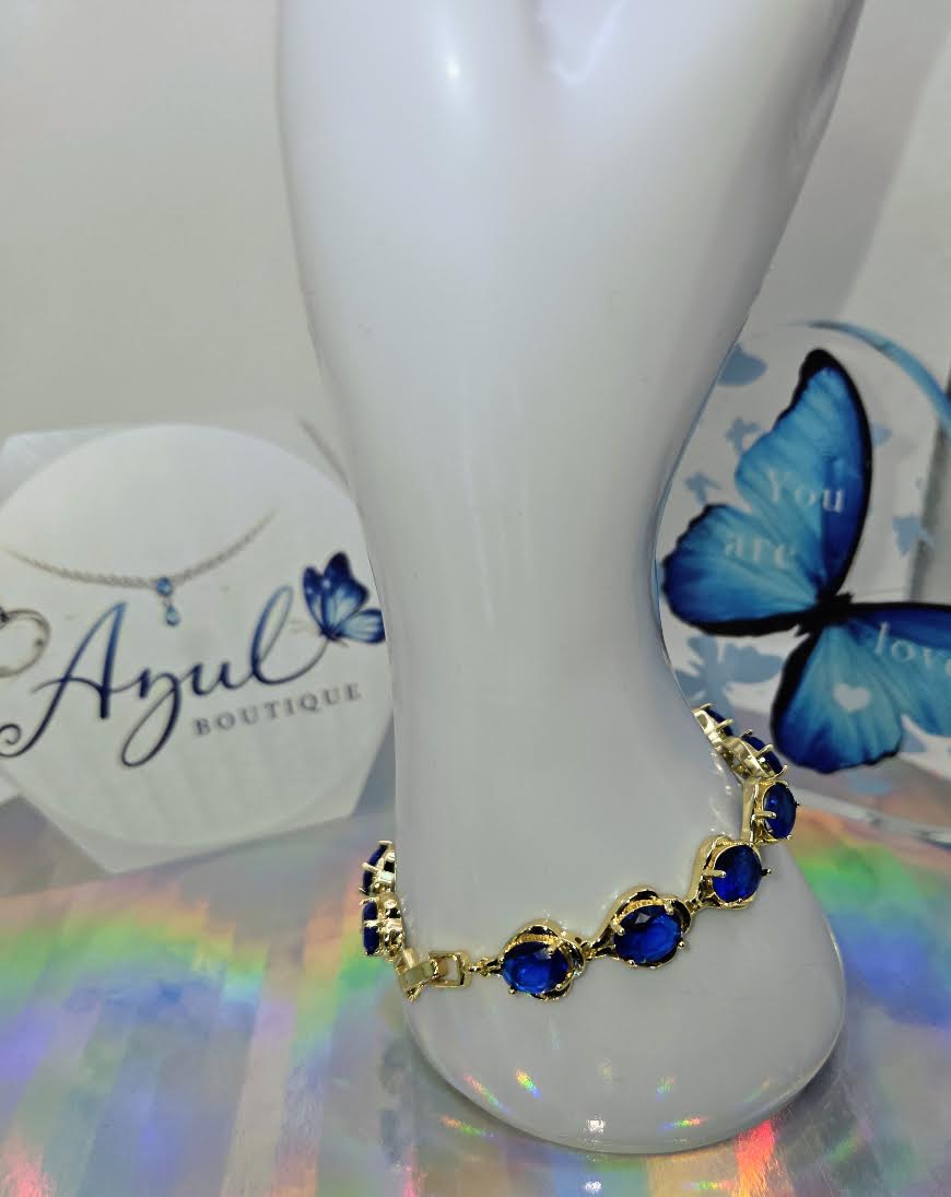 Deep blue bracelet