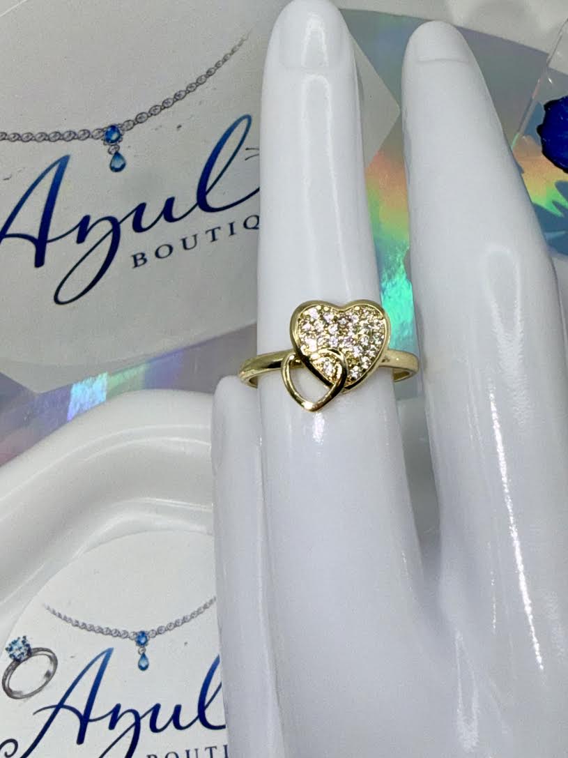 Double Heart Ring
