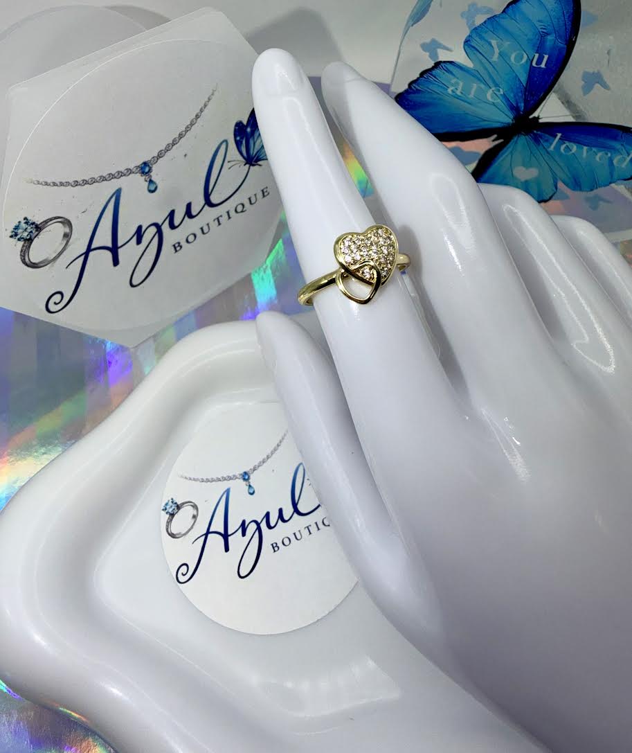 Double Heart Ring