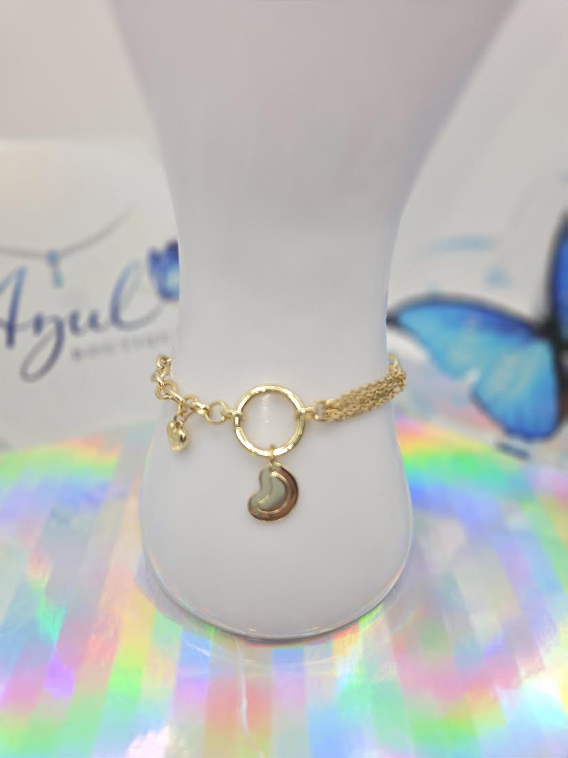 Dangling Hearts Bracelet