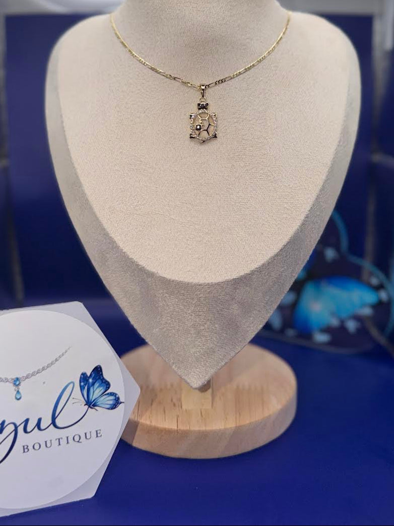 Gold turtle chain