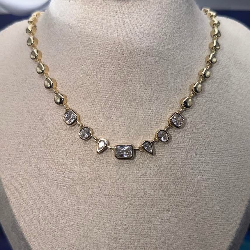 Iced out Gold Necklace