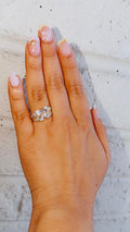Clear Stone Butterfly Ring
