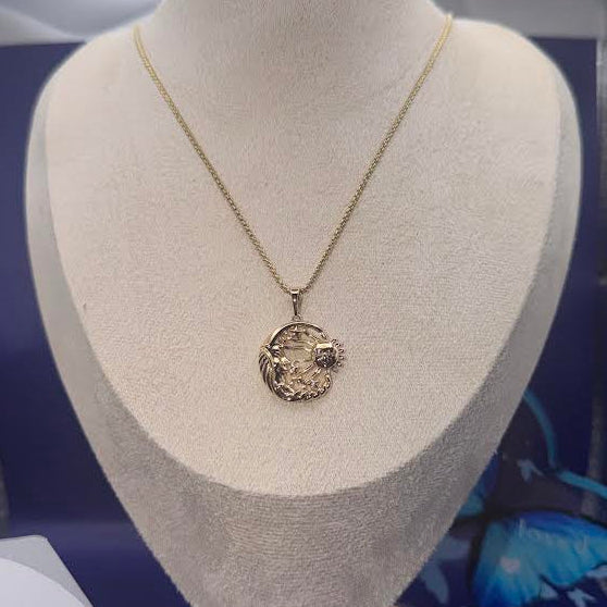 Sun and Moon necklace