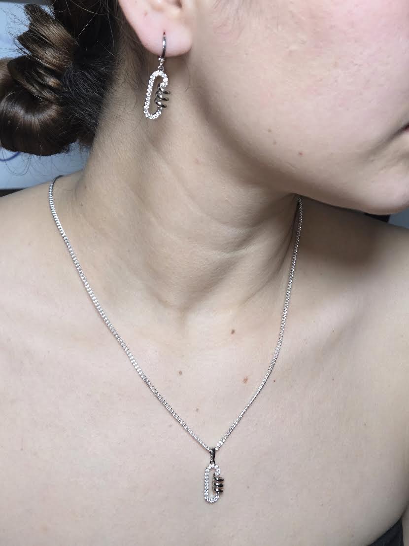 Spiral silver set