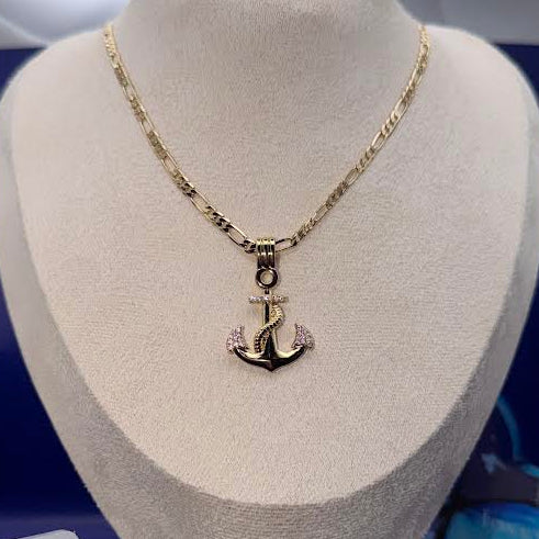 Mariner's Anchor pendant necklace