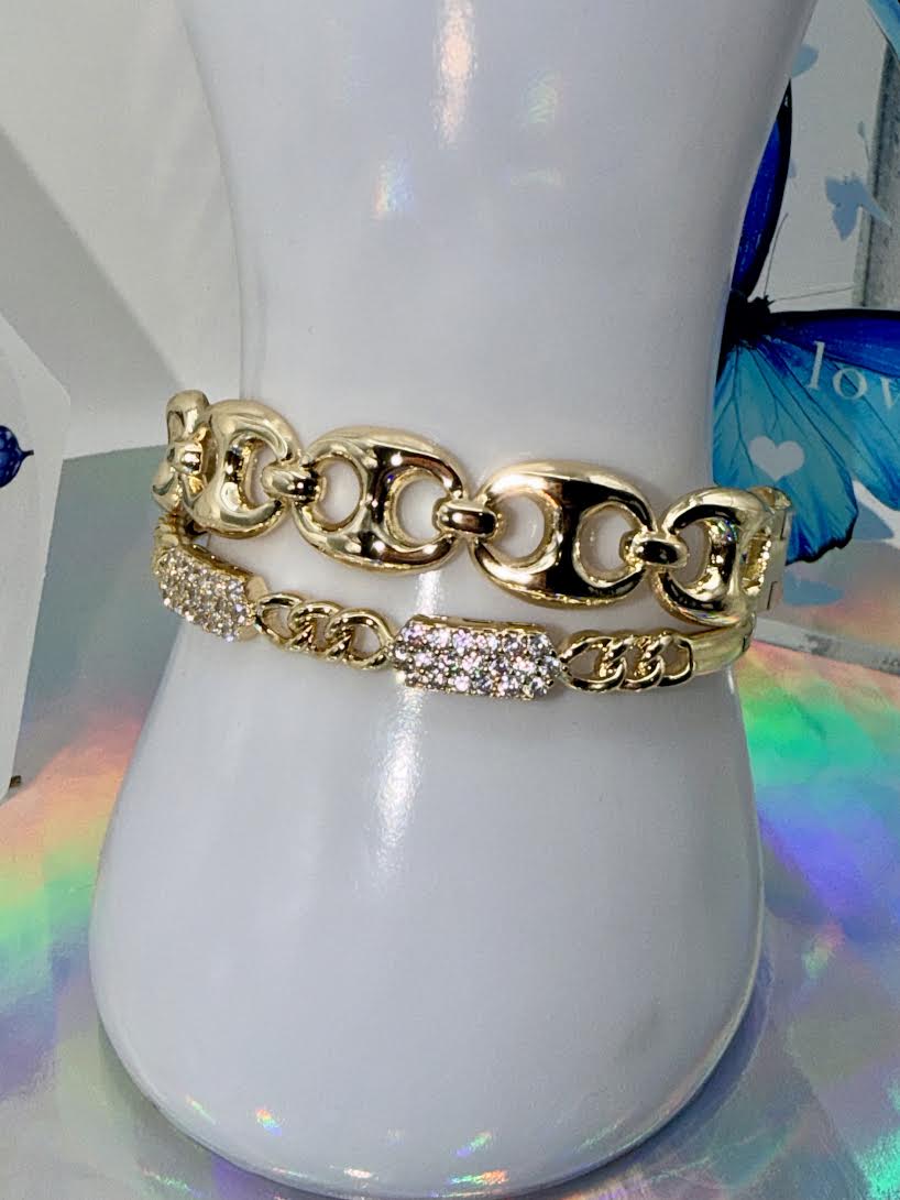 Piggy nose bangle set