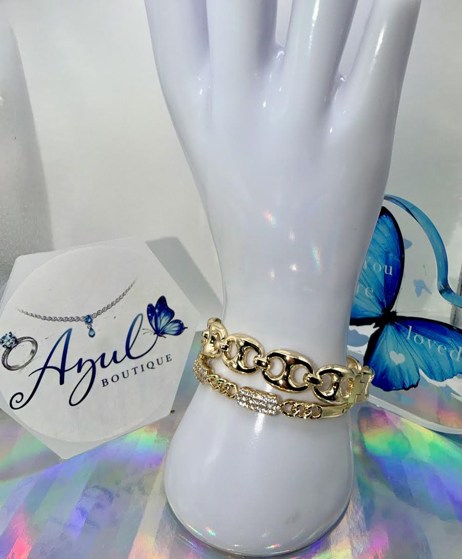 Piggy nose bangle set